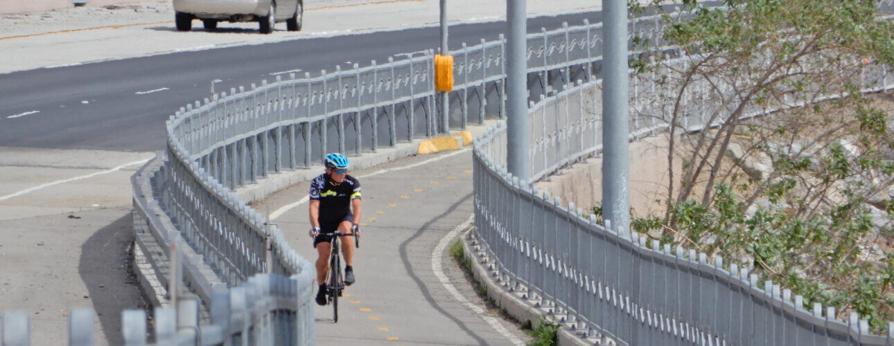 Coastal bike trail